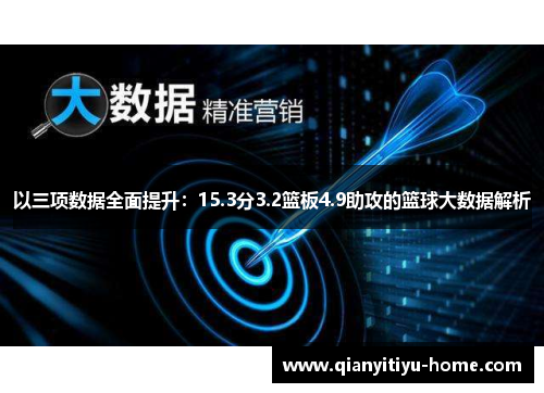 以三项数据全面提升：15.3分3.2篮板4.9助攻的篮球大数据解析